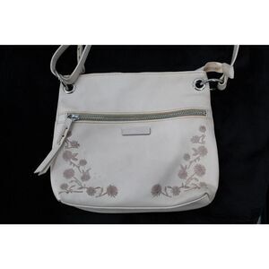 Rossetti Beige Floral Crossbody Purse Adjustable Strap Small Boho Chic Everyday